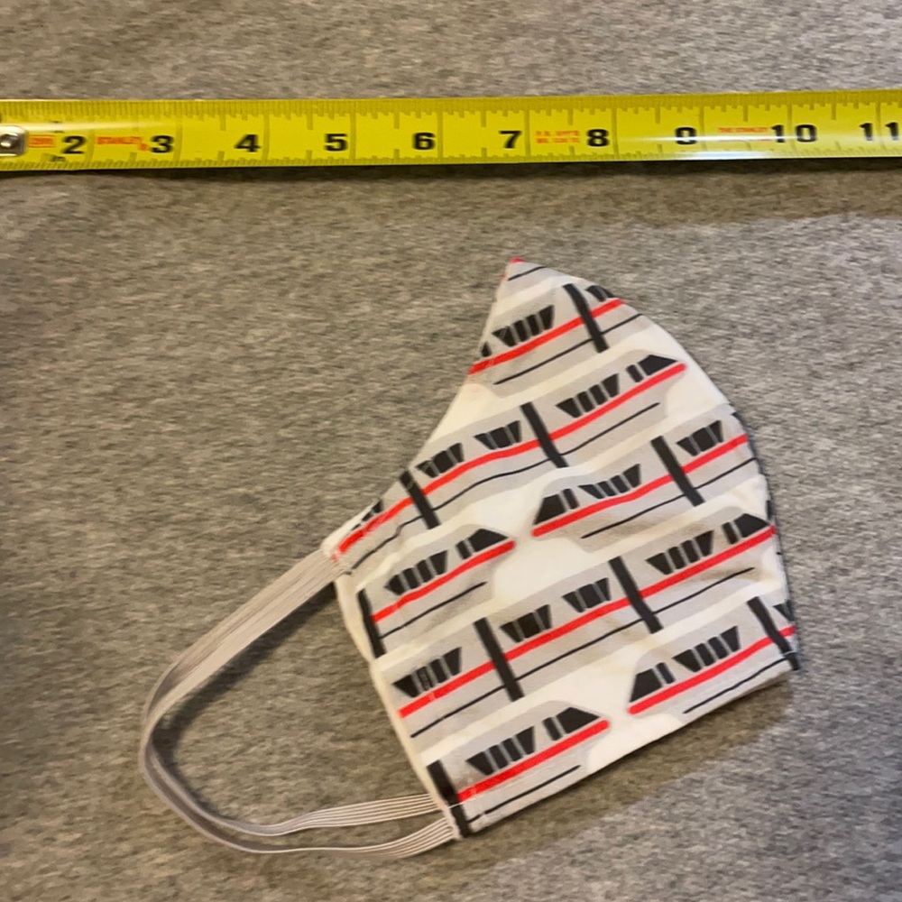 Disney monorail face mask